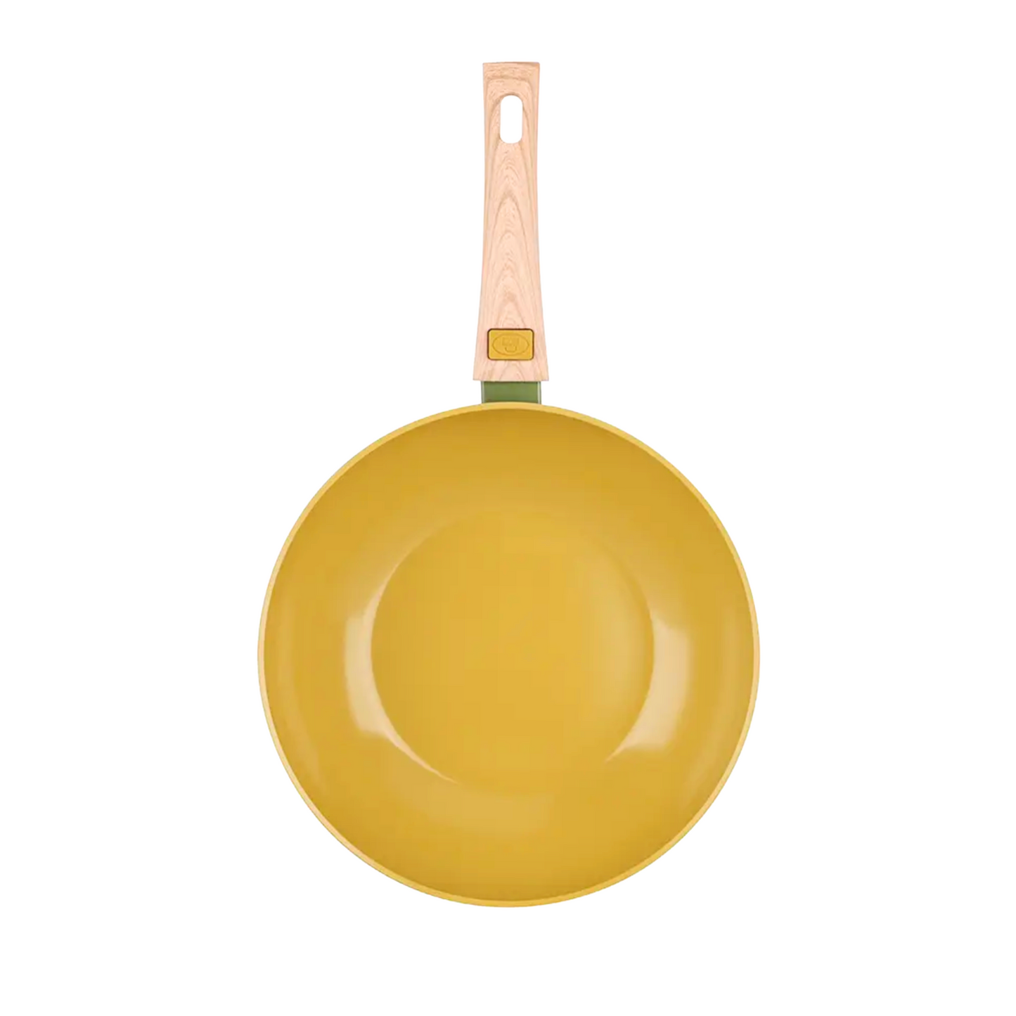 AmVegan wok with removable handle, suitable for oven and all types of cookers, including induction