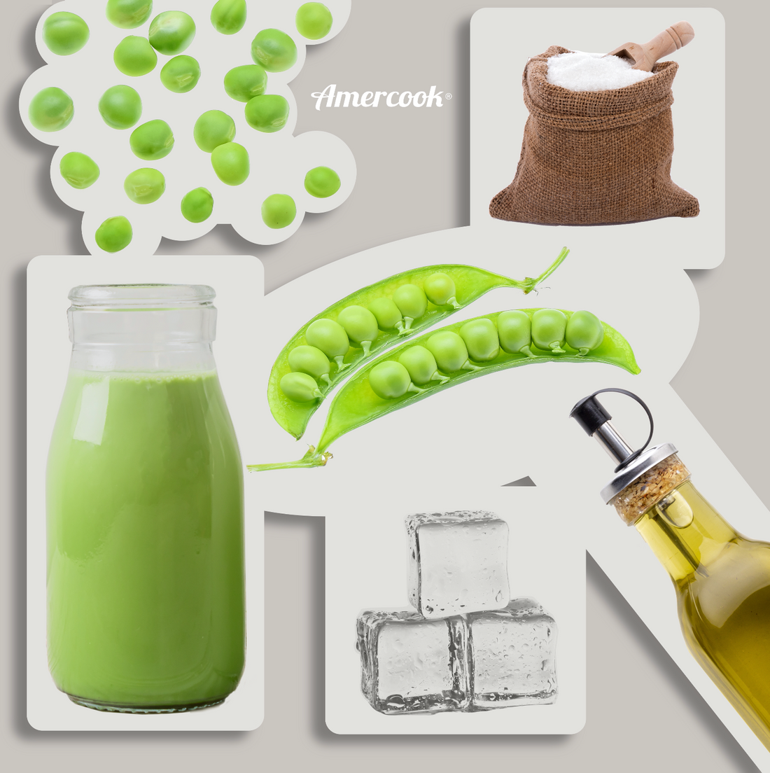 Licuado de vaina de guisantes