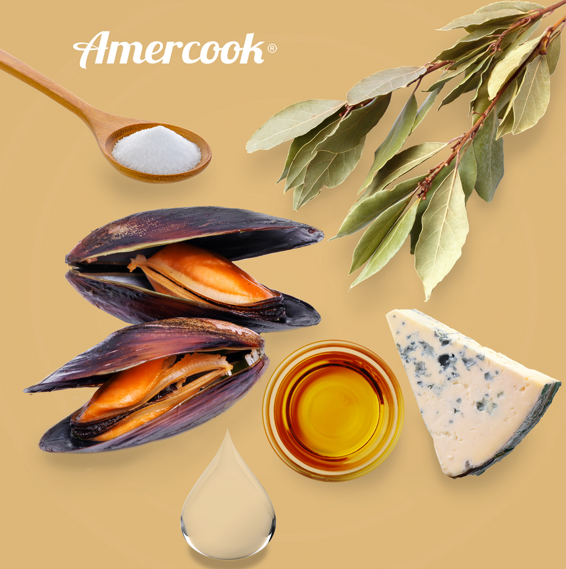 Todo el sabor en un bocado: mejillones al vapor en salsa de queso azul