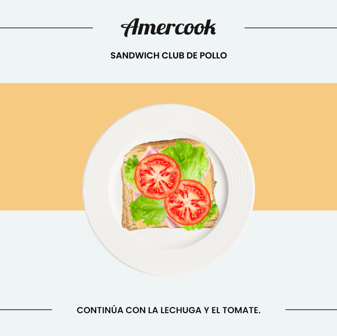 Club sandwich de pollo