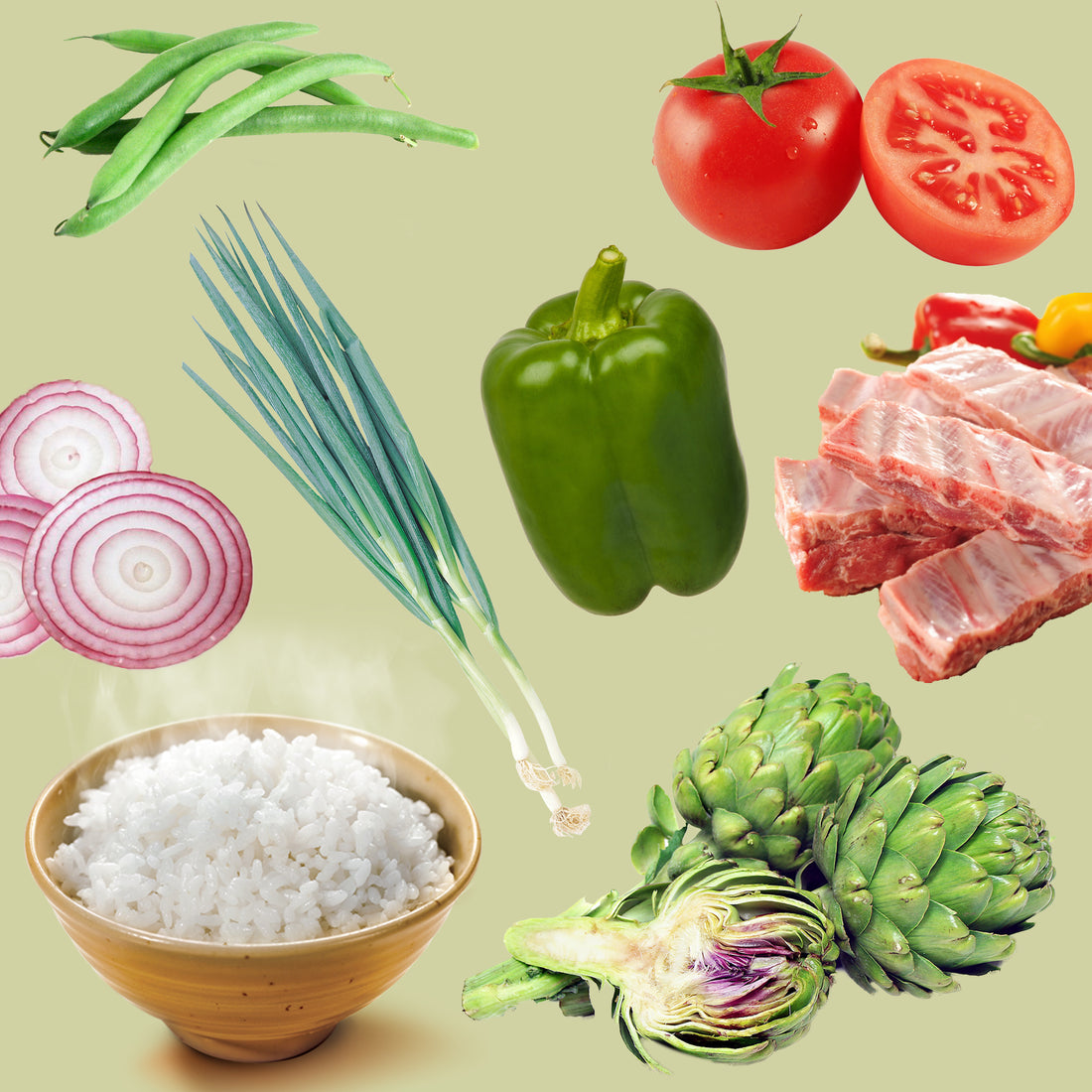 Arroz con costillejas