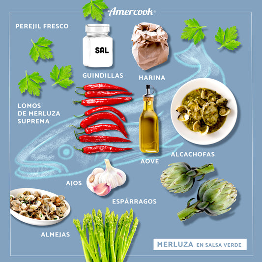 Merluza en salsa verde