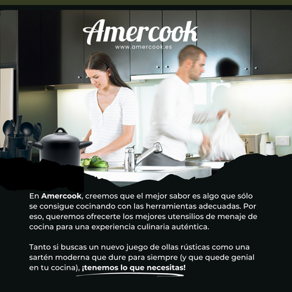 Cacerola media con tapa K-Line Black. Apta para todo tipo de cocinas, incluso inducción