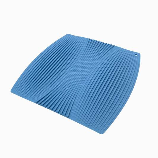 Sky blue silicone trivet