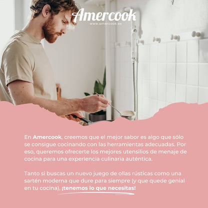 Batería de cocina de aluminio EasyClick de 8 piezas y mango extraíble de color rosa pastel
