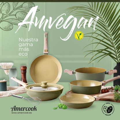AmVegan silicone lid adaptable to any type of frying pan and saucepan 