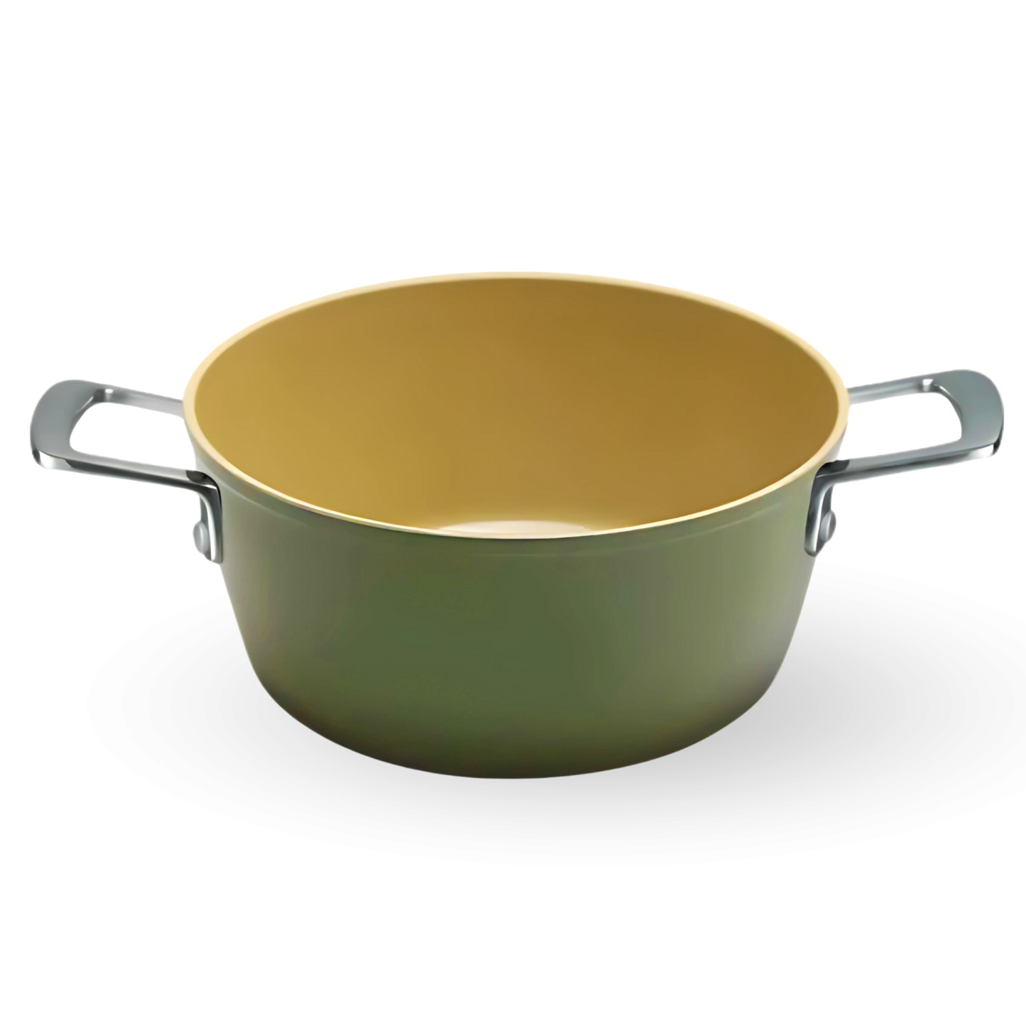 AmVegan Chef by Fran López professional tall saucepan with riveted handle, suitable for all types of cookers, including induction