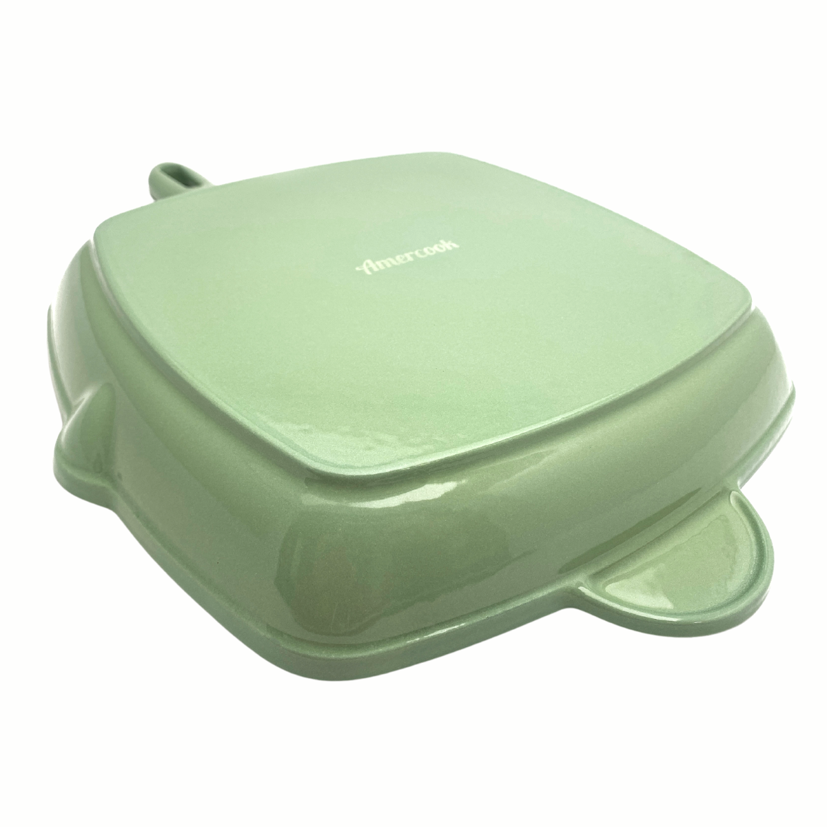 Set de grill y cacerola Cast Iron de hierro fundido verde turquesa, aptos para horno y todo tipo de cocinas