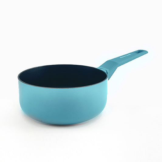 COLORS sky blue saucepan, suitable for all types of cookers, including induction 