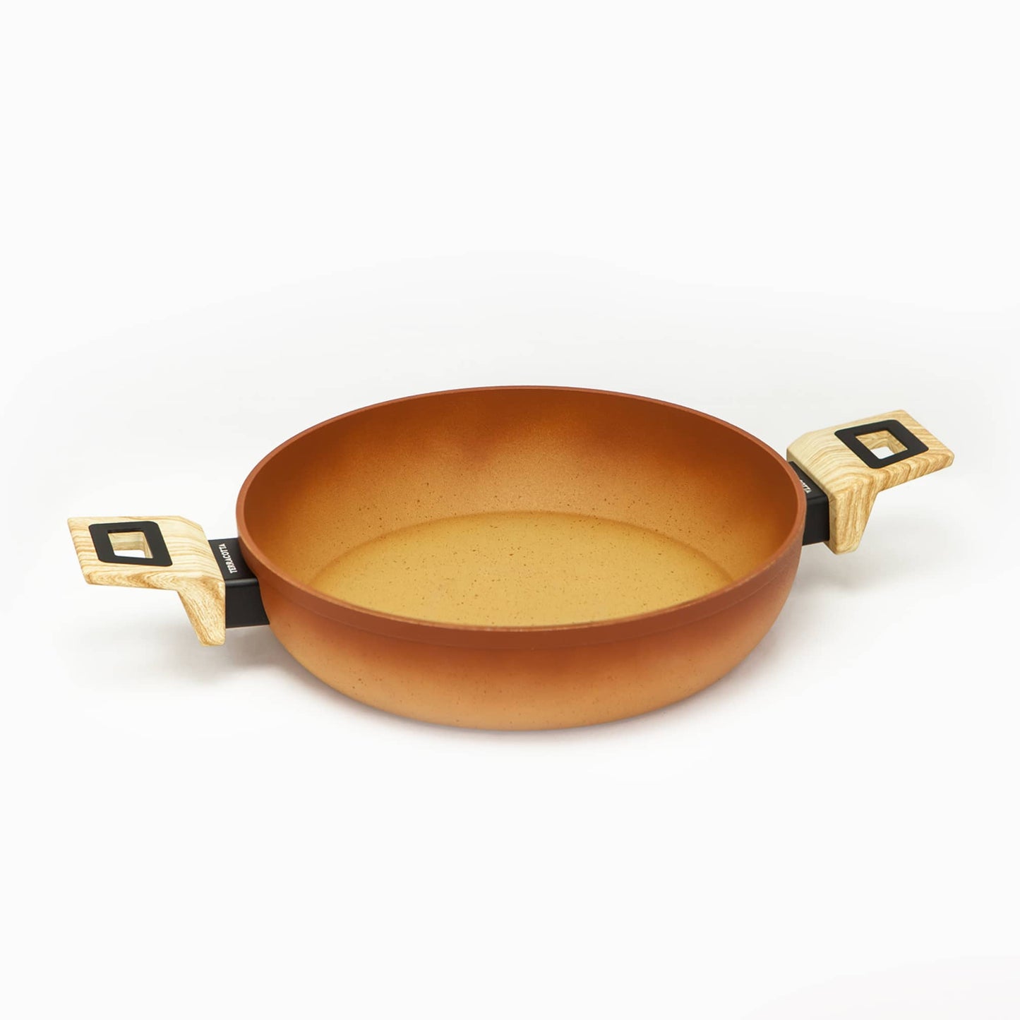 Low saucepan with lid Terracotta